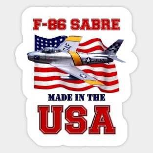 F-86 Sabre Made in the USA Sticker